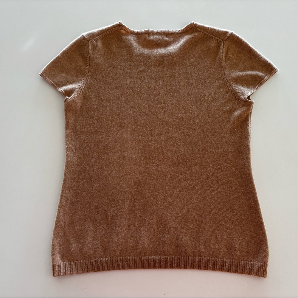 Women’s Neiman Marcus Cashmere Cap Sleeve Size Medium - Picture 10 of 14